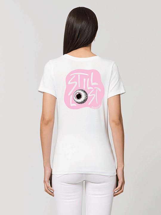 Kuttergarten Still Lost Girlie Shirt (white/rosa)